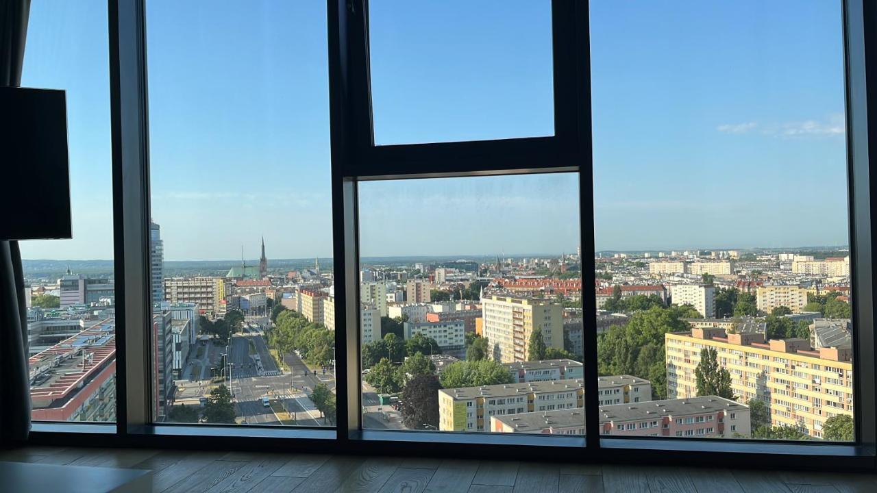 Hanza Tower - Luxurious Apartment 60M2 - 15Th Floor City View Szczecin Exterior photo